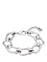 John Lewis UNOde50 Youthful Collection Medium Link Chain Bracelet, Silver 16cm- Buy online at McGrocer