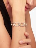 UNOde50 silver link chain bracelet 16cm, imported from the UK