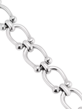 UNOde50 silver link chain bracelet 16cm, imported from the UK