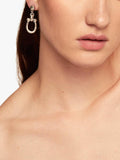 UNOde50 medium link drop earrings silver (British brand)