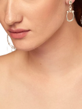 UNOde50 medium link drop earrings silver (British brand)
