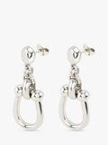 UNOde50 medium link drop earrings silver (British brand)