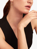 UNOde50 Youthful Collection horseshoe drop earrings gold, imported from the UK