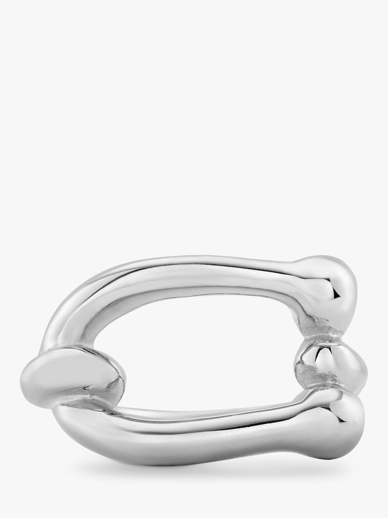 UNOde50 Youthful Link Ring in silver (British brand)