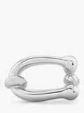 UNOde50 Youthful Link Ring silver plated size S 1/2 (British brand)