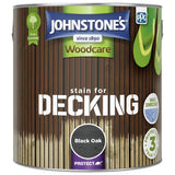 Johnstone's Black Oak decking woodstain 2.5L, UK version
