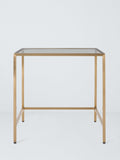 John Lewis Langham nest of glass tables brass 2 piece (British brand)