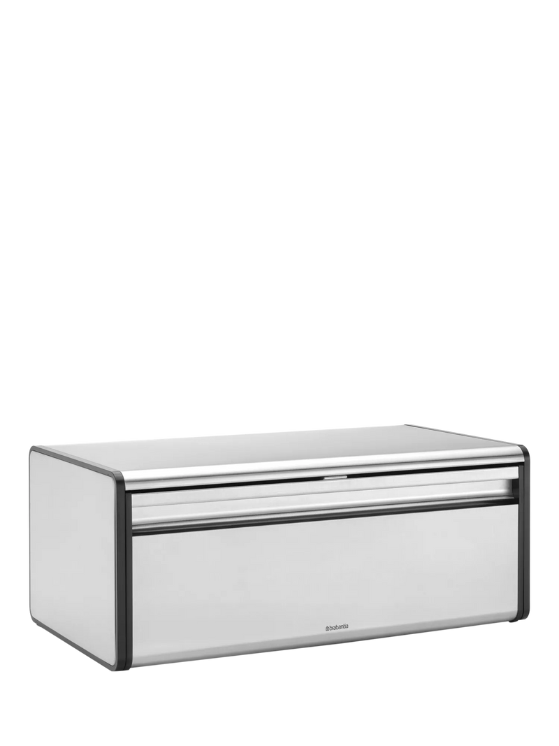 Brabantia Fall Front Bread Bin Matt Steel, UK version