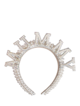 John Lewis Ginger Ray Mummy Faux Pearl Headband, Cream- Buy online at McGrocer