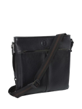 OSPREY LONDON Compass leather crossbody bag (British brand)