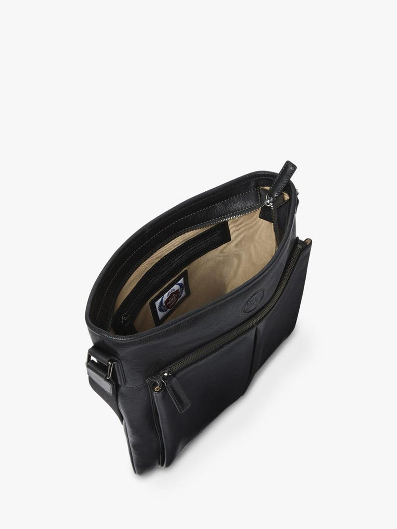 OSPREY LONDON Compass Leder Umhängetasche (Britische Marke)