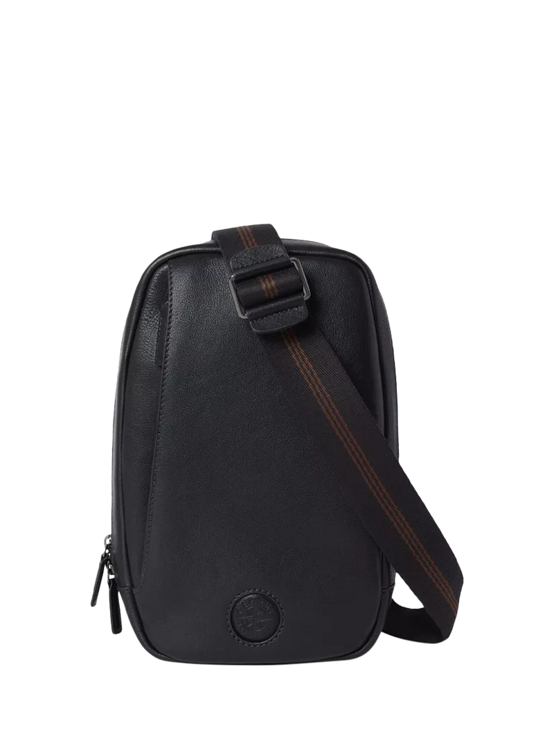OSPREY LONDON Compass leather sling bag, UK version
