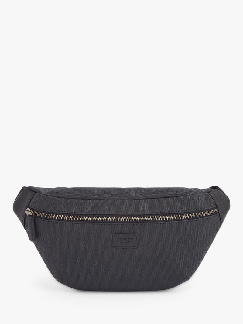 OSPREY LONDON Grantham waxed canvas bum bag, imported from the UK