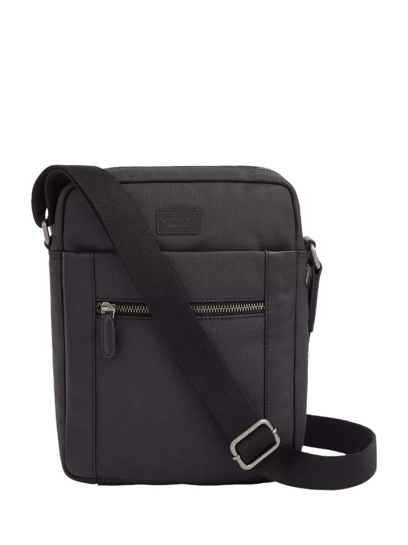 OSPREY LONDON Grantham waxed canvas messenger bag small (British brand)