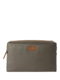 OSPREY LONDON The Grantham Waxed Canvas and Leather Washbag