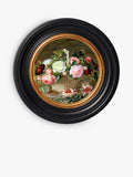 Brookpace Lascelles framed canvas print Black/Multi 43cm - British product