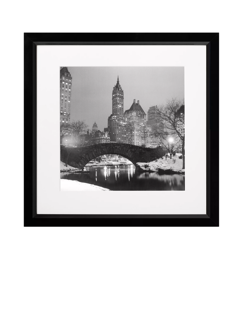 Brookpace Lascelles framed print Central Park New York 45x45cm - British product