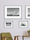 Brookpace Lascelles Creole framed print black and white 40x50cm - British product