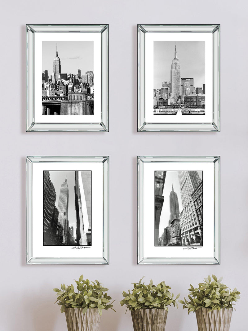 Brookpace Lascelles framed print Empire State Building 60x50cm, UK version