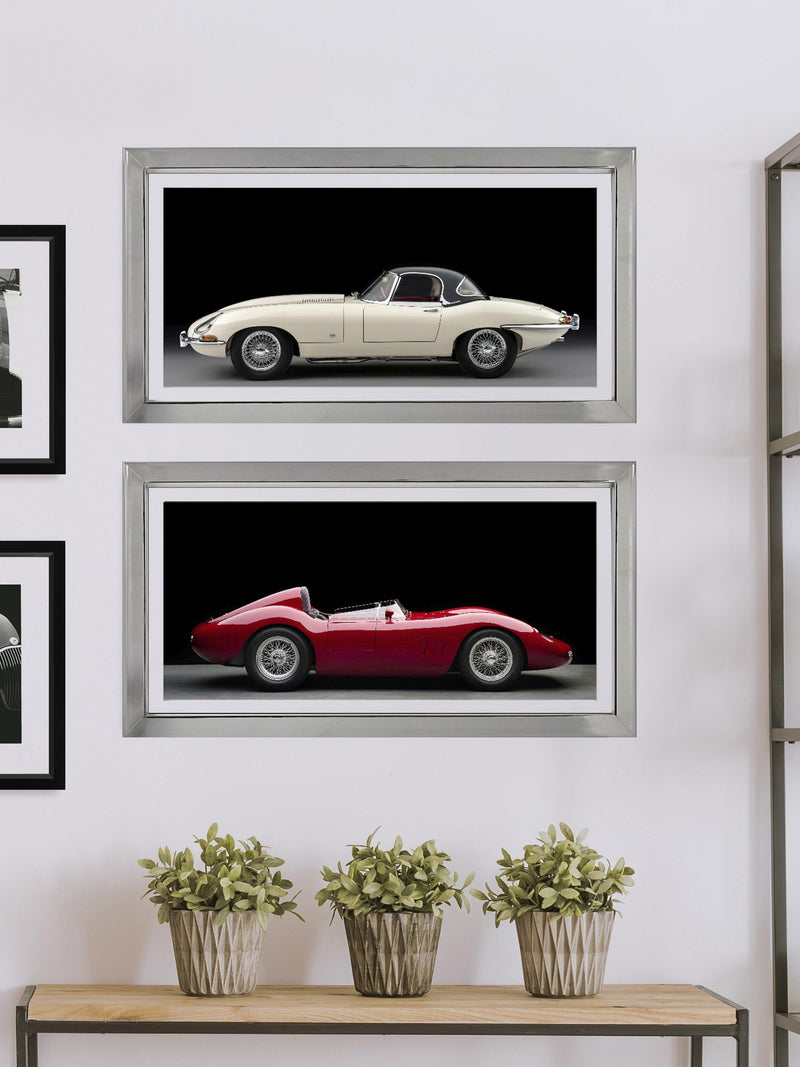 Brookpace Lascelles Jaguar E-Type framed print 99x49cm - British product