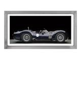 John Lewis Brookpace Lascelles Maserati Birdcage Car Framed Print & Mount, 49 x 99cm, Black- Buy online at McGrocer