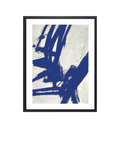 Brookpace Lascelles abstract framed print Nero 6 75x55cm, UK version