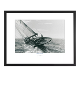 John Lewis Brookpace Lascelles Pen Duick Yacht Framed Print and Mount Black White Framed Art Print 35 x 45cm- Buy online at McGrocer