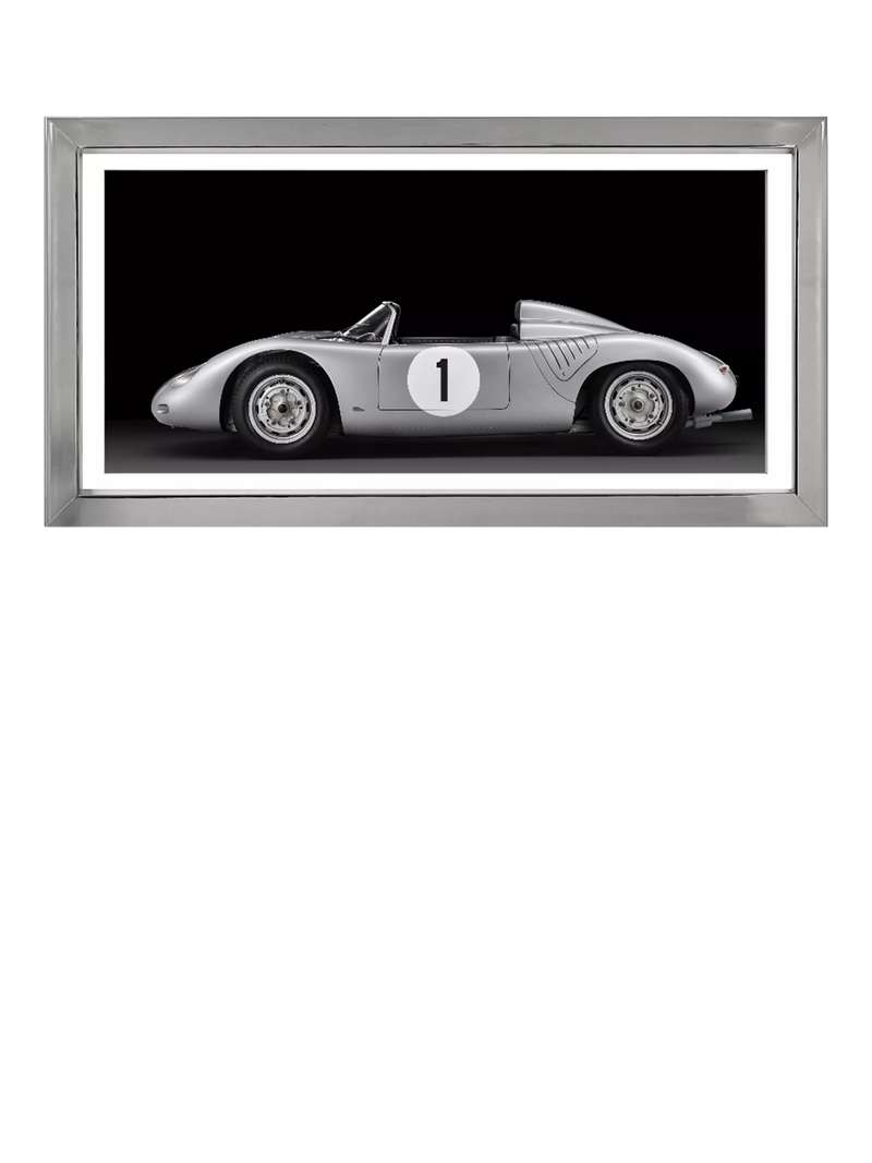 Brookpace Lascelles framed print Porsche 718 RSK 49x99cm, imported from the UK
