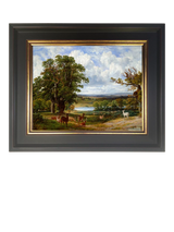John Lewis Brookpace Lascelles Scottish Landscape Framed Canvas Print, Green/Black, 55 x 65cm- Buy online at McGrocer