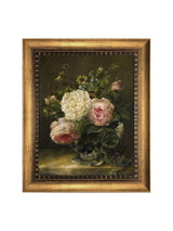 John Lewis Brookpace Lascelles Still Life of Flowers in Vase Framed Canvas Art, 64 x 54cm- Buy online at McGrocer