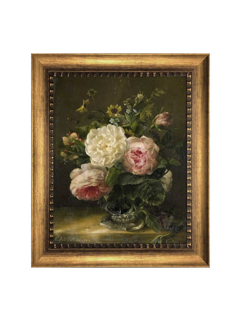 Brookpace Lascelles Still Life canvas print 64x54cm - British product