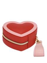 John Lewis Stackers Heart Jewellery Box, Red- Buy online at McGrocer