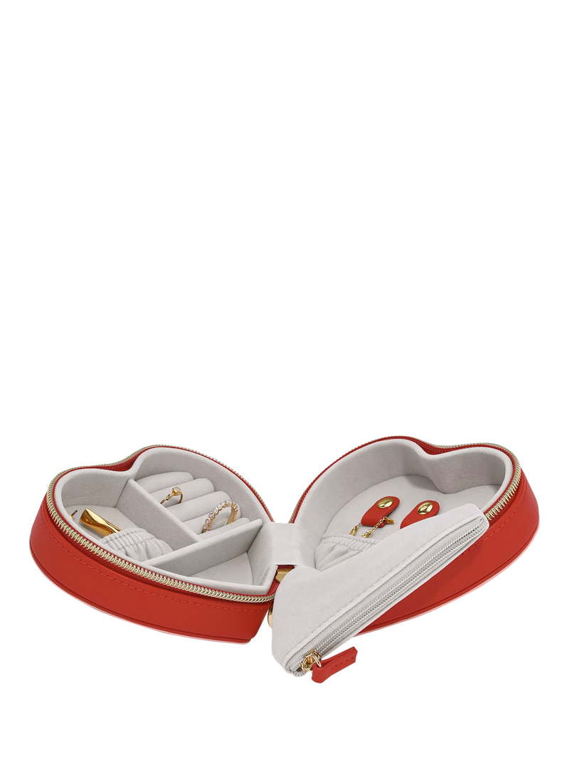 Stackers Heart Jewellery Box red, imported from the UK
