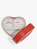 Stackers Heart Jewellery Box red, imported from the UK