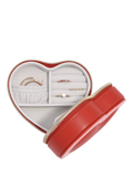 Stackers Heart Jewellery Box red, imported from the UK