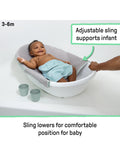 Ingenuity 4-in-1 baby bath with sling and support, UK version