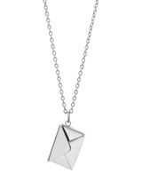 John Lewis Treat Republic Personalised Message Envelope Necklace- Buy online at McGrocer