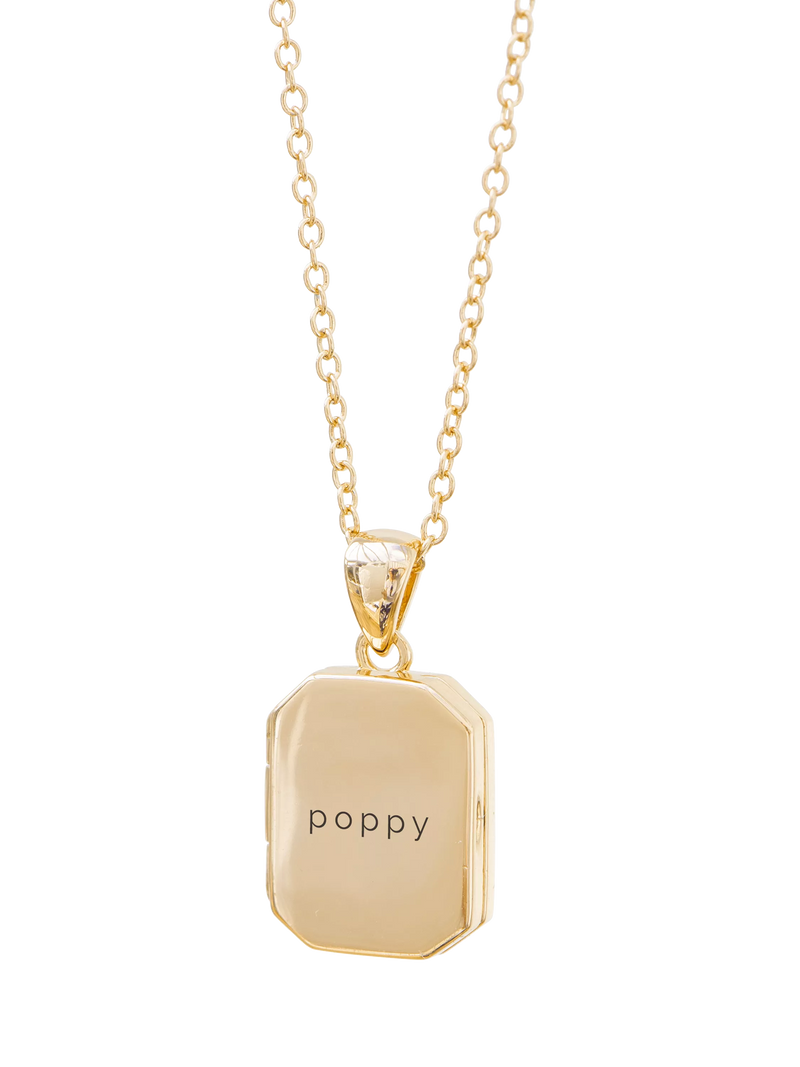 Treat Republic personalised gold photo locket necklace - British product