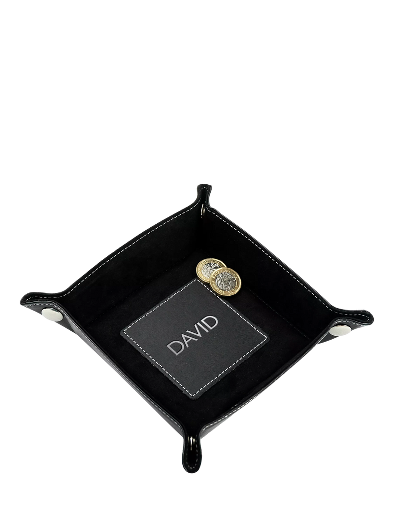 Treat Republic personalised valet tray with initials - British product