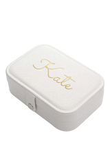 John Lewis Treat Republic Personalised Glitter Jewellery Case- Buy online at McGrocer