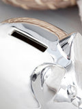Treat Republic personalised silver plated piggy bank - British product
