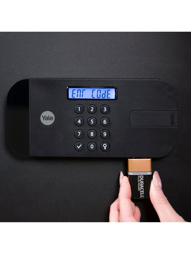 Yale maximum protection motorised fingerprint safe 350x300x250mm, UK version