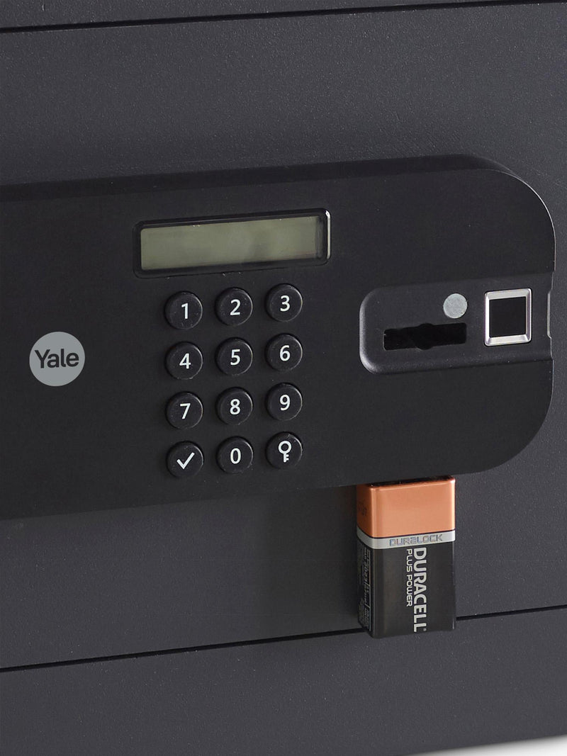 Yale maximum protection motorised fingerprint safe 350x300x250mm, UK version