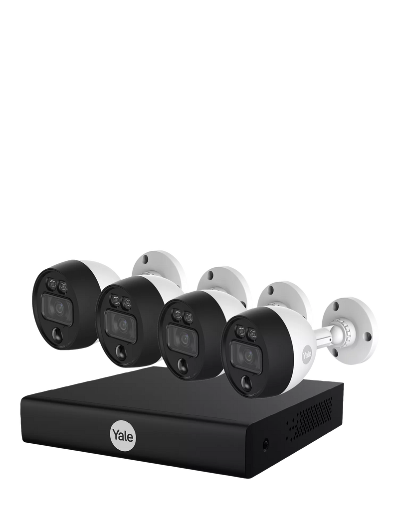 Yale Smart Motion CCTV kit with 4 cameras and 8 channel XVR (British brand)