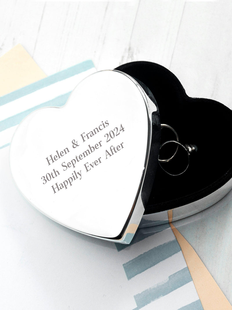 Treat Republic personalised heart trinket box silver-plated, UK version