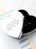 Treat Republic personalised heart trinket box silver-plated, UK version
