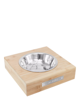 John Lewis Treat Republic Personalised Bamboo Dog Bowl- Buy online at McGrocer