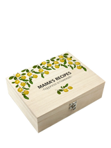 John Lewis Treat Republic Personalised Lemon Recipe Box- Buy online at McGrocer