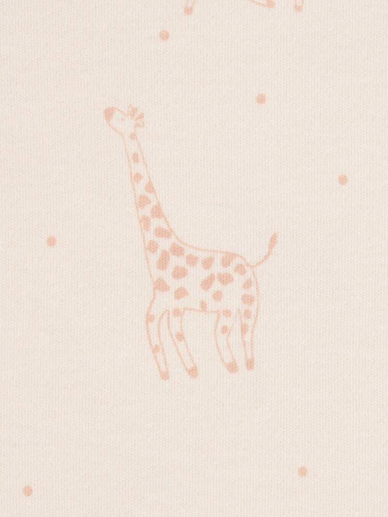 John Lewis giraffe sleepsuit and toy gift set (British brand)