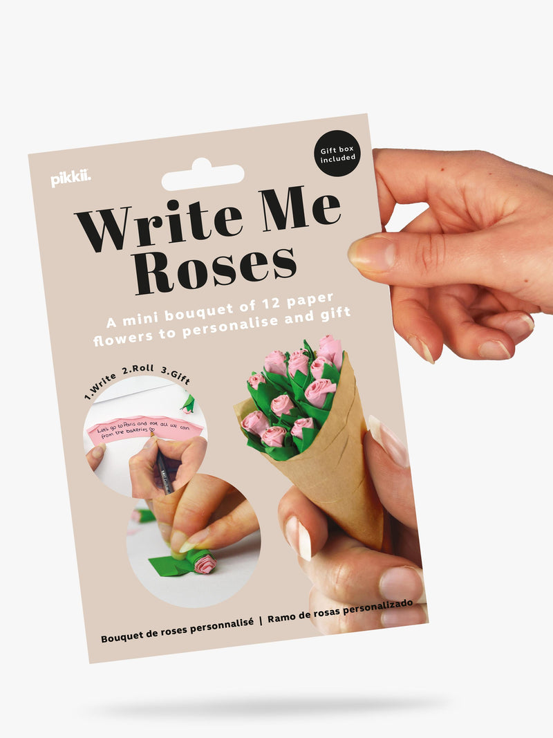 Pikkii Write Me Roses paper craft kit (British brand)